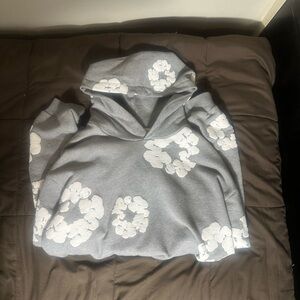 Light Grey Denim Tears Hoodie